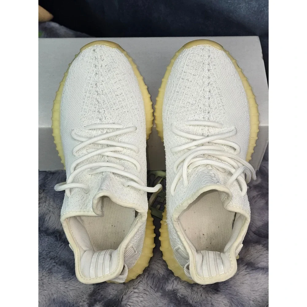 Adidas Yeezy Boost 350 V2 Cream/ triple White CP9366 Sneakers Mens Size 6